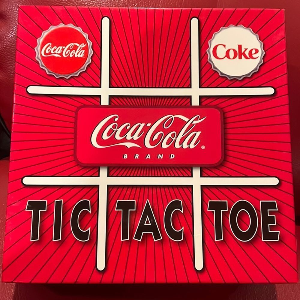 NIB Coca Cola Tic Tac Toe